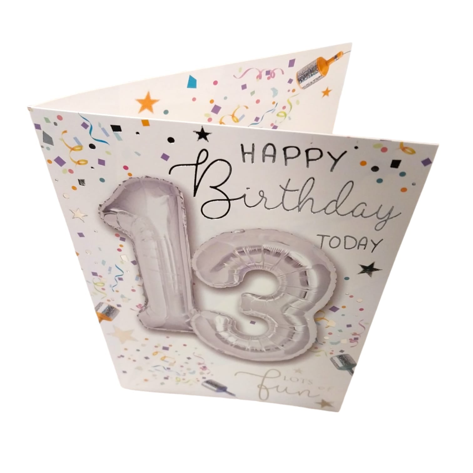 Happy Birthday 13 Today Have Fun Balloon Boutique Greeting Card