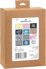 Assorted Multipack Pack of 48 in 12 Designs Thank You Cards