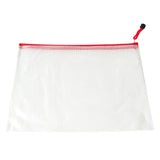 Pack of 12 A3 Red Zip Strong Mesh Bags - Tough Waterproof Storage