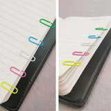 Pack of 100 Assorted Coloured 28mm Paper Clips in Hang Pack