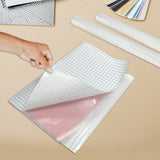 Janrax 33cm x 3m Clear Glossy CPP 0.06mm Thick Self-Adhesive Book Cover Roll