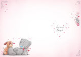 Bear With Puppy From The Dog Valentine's Day Card