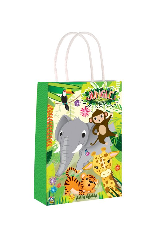 Jungle Animal Paper Party Bag with Handles {DC}