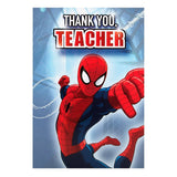 Hallmark Spiderman Thank You Teacher Card 'Helped Me Soar'