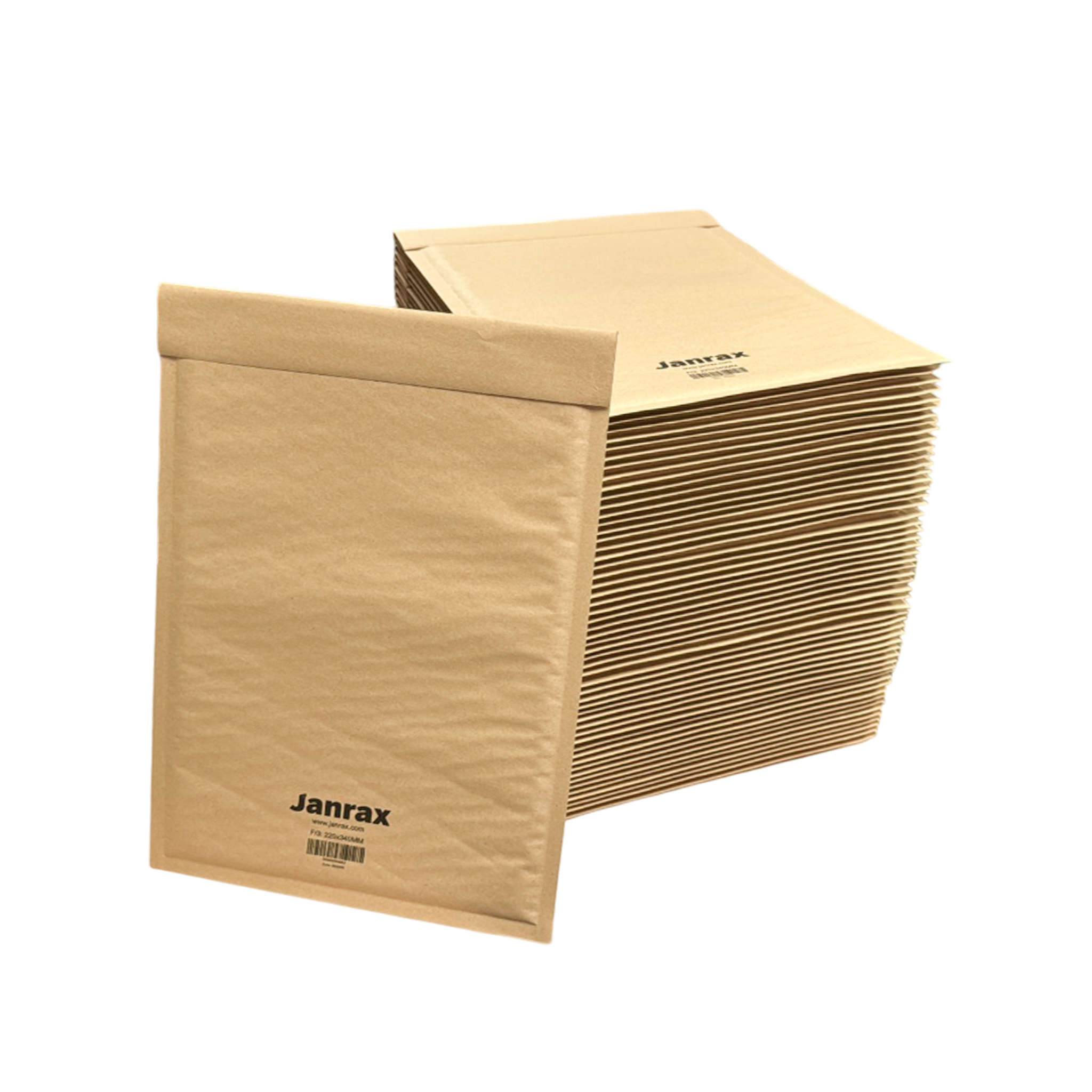 Bubble Lined Size 3/F Padded Brown Postal Envelope by Janrax