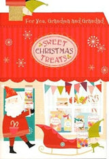 Grandma and Grandad at Christmas, Christmas Greetings Card 