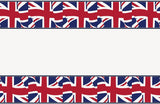 Union Jack Rectangular Plastic Table Cover, 54"x108"