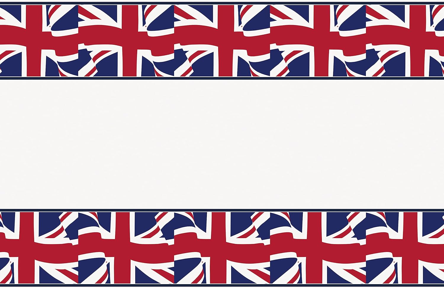 Union Jack Rectangular Plastic Table Cover, 54"x108"