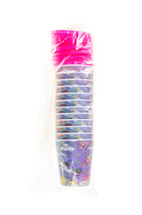 Unicorn Theme 3D Cup With Straw and Lid