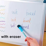 Pack of 8 Magnetic Whiteboard Marker Pens With Built‑In Magnet & Eraser