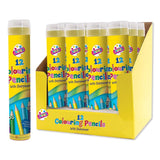 12 Full Size Colouring Pencils in Metal Tin Box with Sharpener