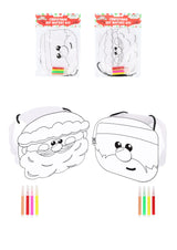 Christmas DIY Bucket Kit with 4 Colouring Pens