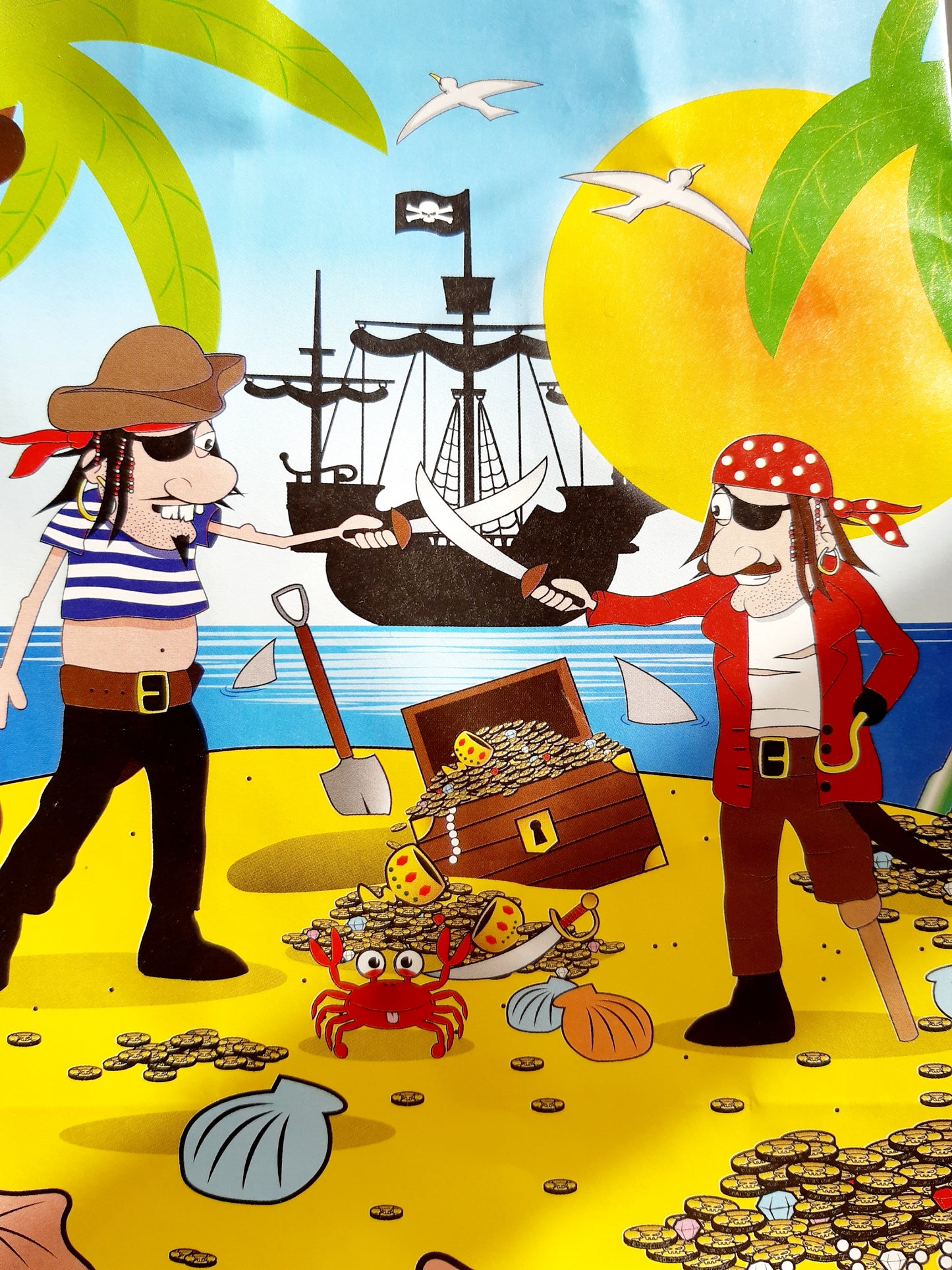 Pirate Paper Party Bag with Handles {DC}