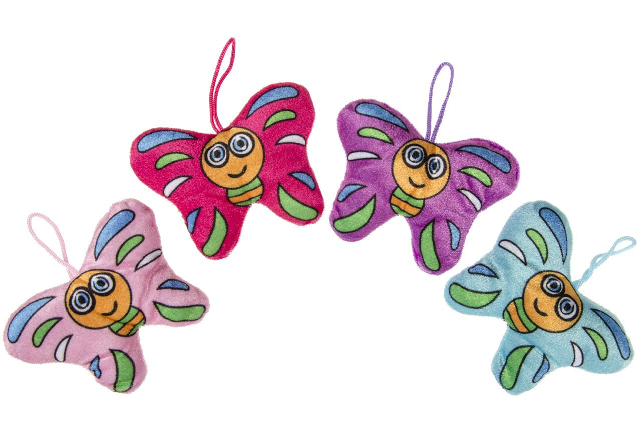 Single Butterfly Super Soft Plush 13cm - Kids Birthday Parties Gifts Room Décor	