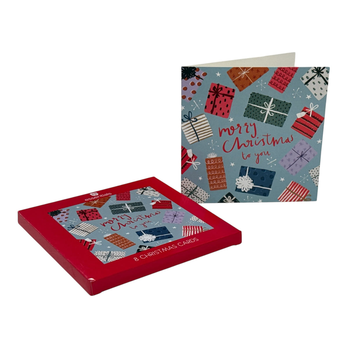 Gifts Design Pack of 8 Christmas Cards