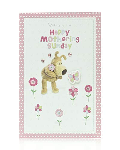 Mother's Day Card Boofle with Flowers and Butterfly {DC}