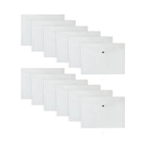 Pack of 12 Janrax A4 Clear Document Wallets - Button Stud Folder