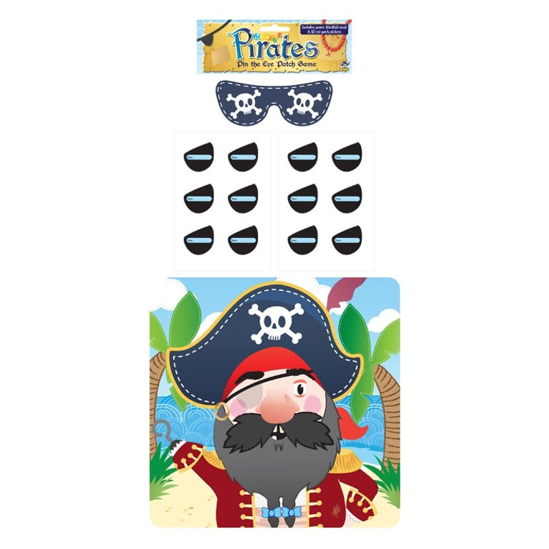 14 Pieces Stick The Eye Patch On The Pirate Party Game {DC}