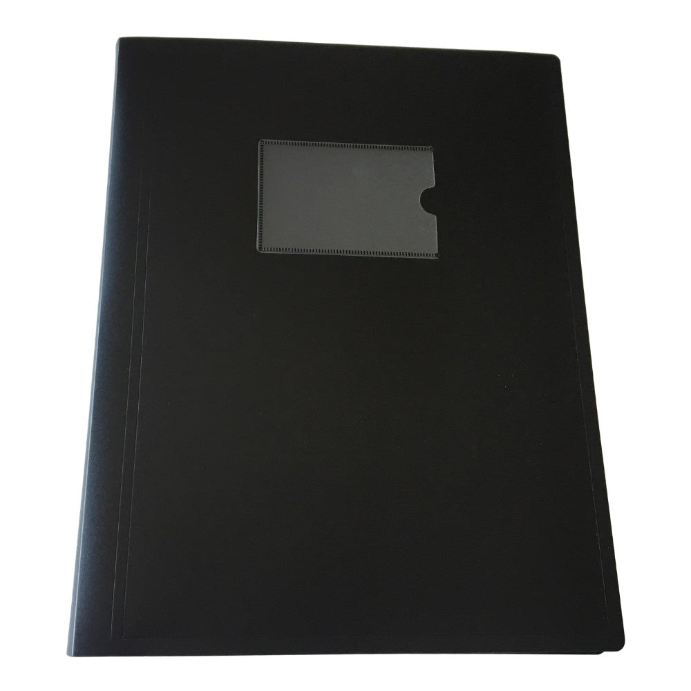 A4 Black Flexible Cover 80 Pocket Display Book