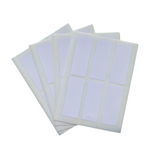 Pack of 48 White 25x50mm Rectangular Labels - Adhesive Stickers - Send 2 Packs