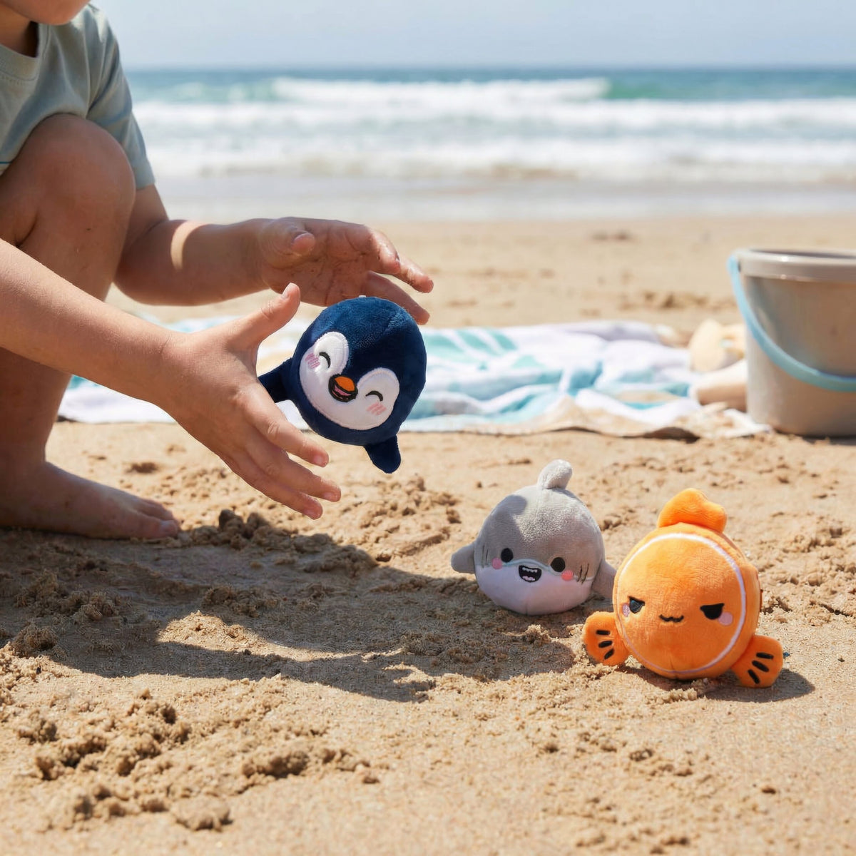 Single Plush Sealife Bouncer - Party Favours Stocking Fillers