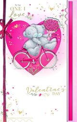 Bears On A Bicycle One I Love Handmade Valentine's Day Card