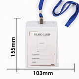 Box of 50 Name Badges with Lanyards