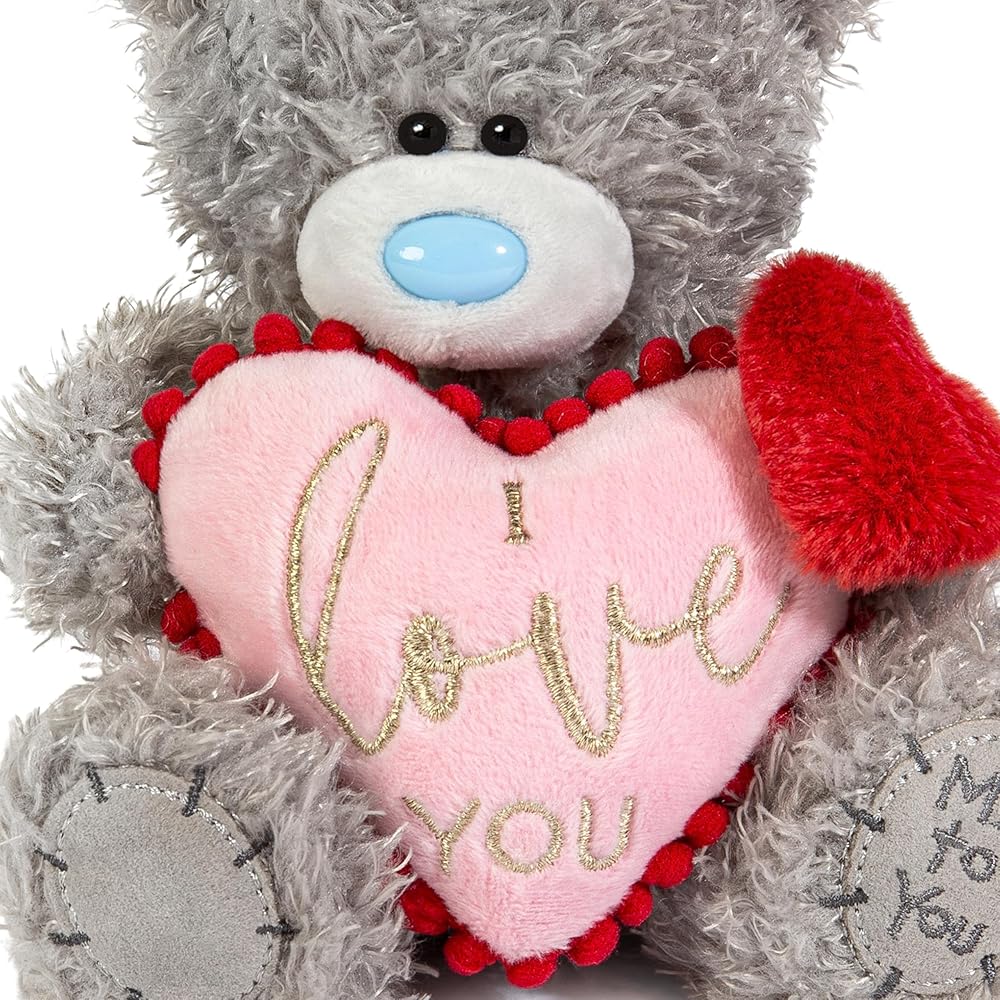 Me To You Tatty Teddy 'Love You' 15cm Bear With Pom Pom Heart Official Valentine's Day Collection