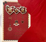 MUM - Hand Made Luxury Lovely Verse Christmas Greeting Card 