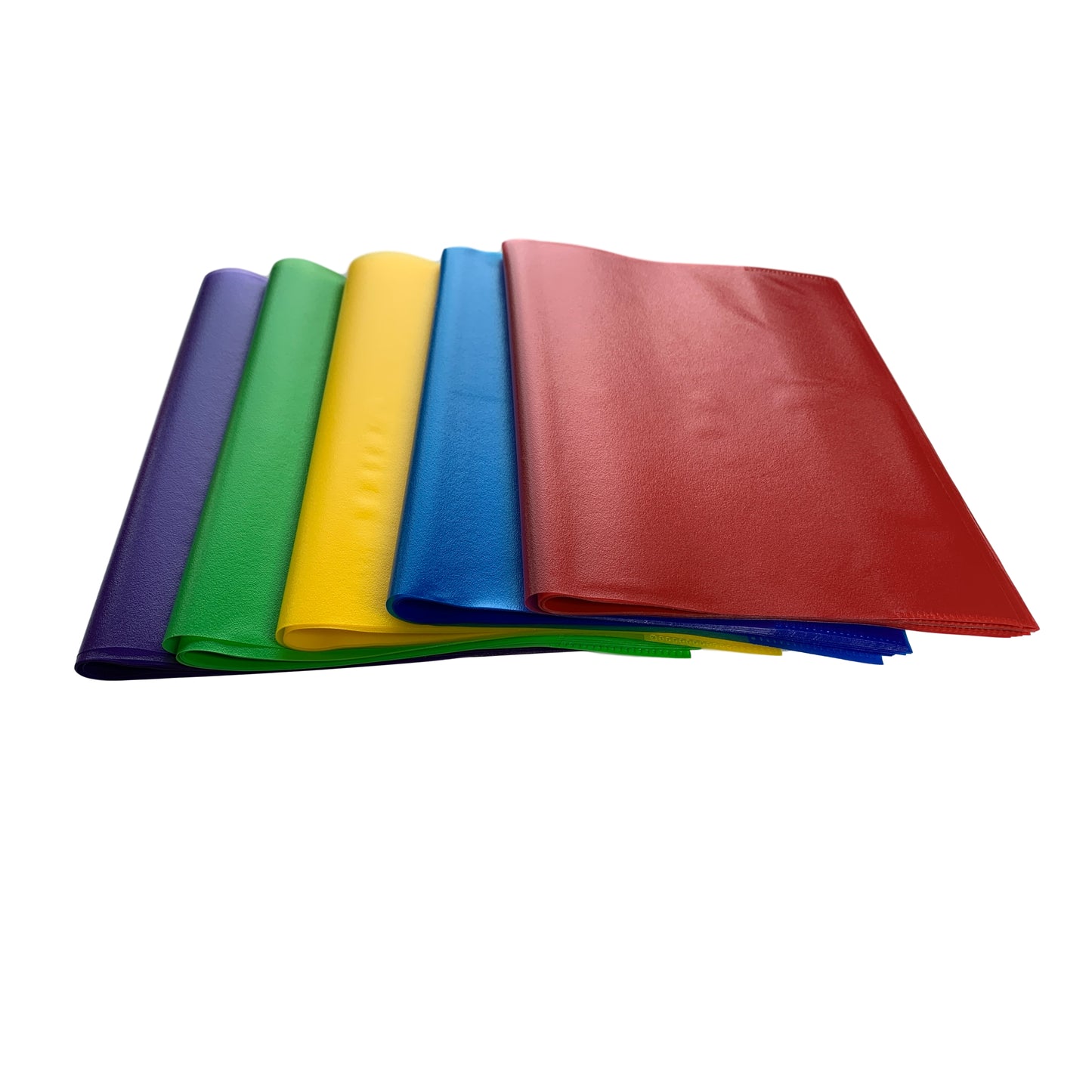 Pack of 10 9x7" Frosted Yellow Exercise Book Covers