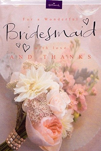 Thank You Bridesmaid Card 