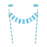 "It's a Boy" Baby Shower Bunting Cake Topper