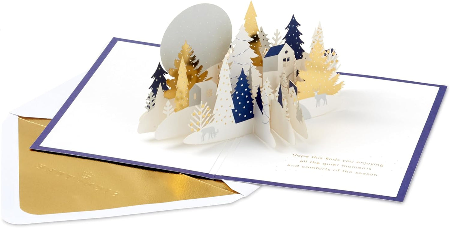 Winter Woodland Design 3D and Pop Up Holiday Wonder Christmas Card {DC}