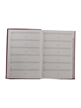 A5 Burgundy Address Book