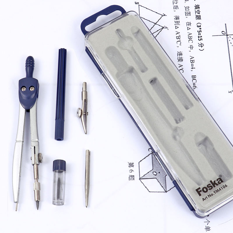 Zinc Paint Compass Divider Math Set