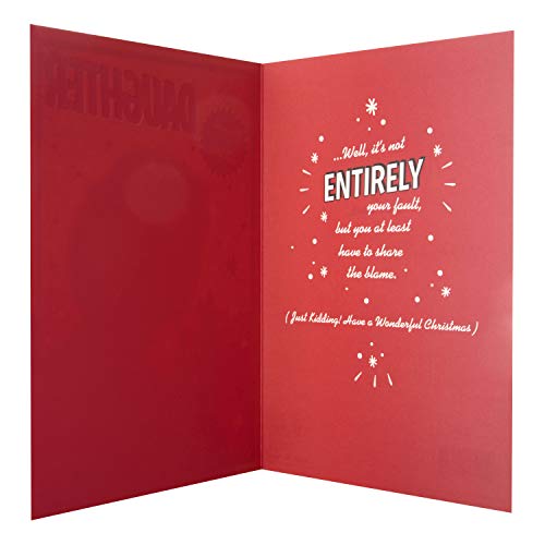 Daughter Christmas Card 'Share The Blame 