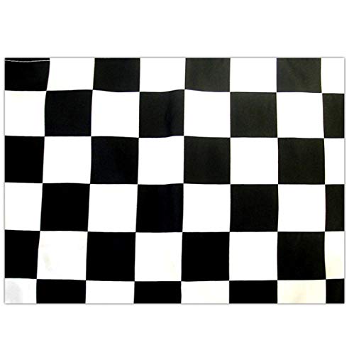 Chequered Black/white Flag 5ft X 3ft