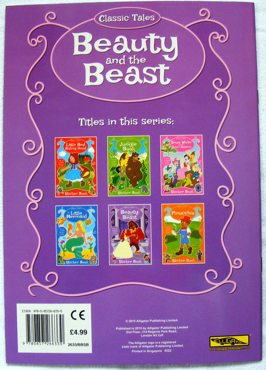 Classic Tales - Beauty and the Beast - Sticker Book and Colouring