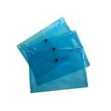 Pack of 12 Janrax A5 Blue Document Wallets