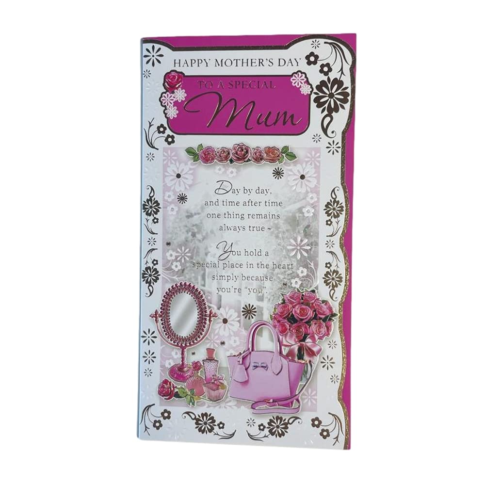 To A Special Mum Mirror And Purse Design Mother's Day Card