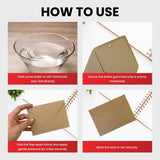Pack of 50 White 100gsm 105x105mm Gummed Envelopes