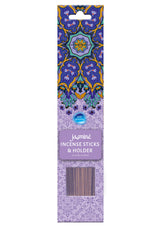 Pack of 40 Jasmine Incense Sticks & Holder