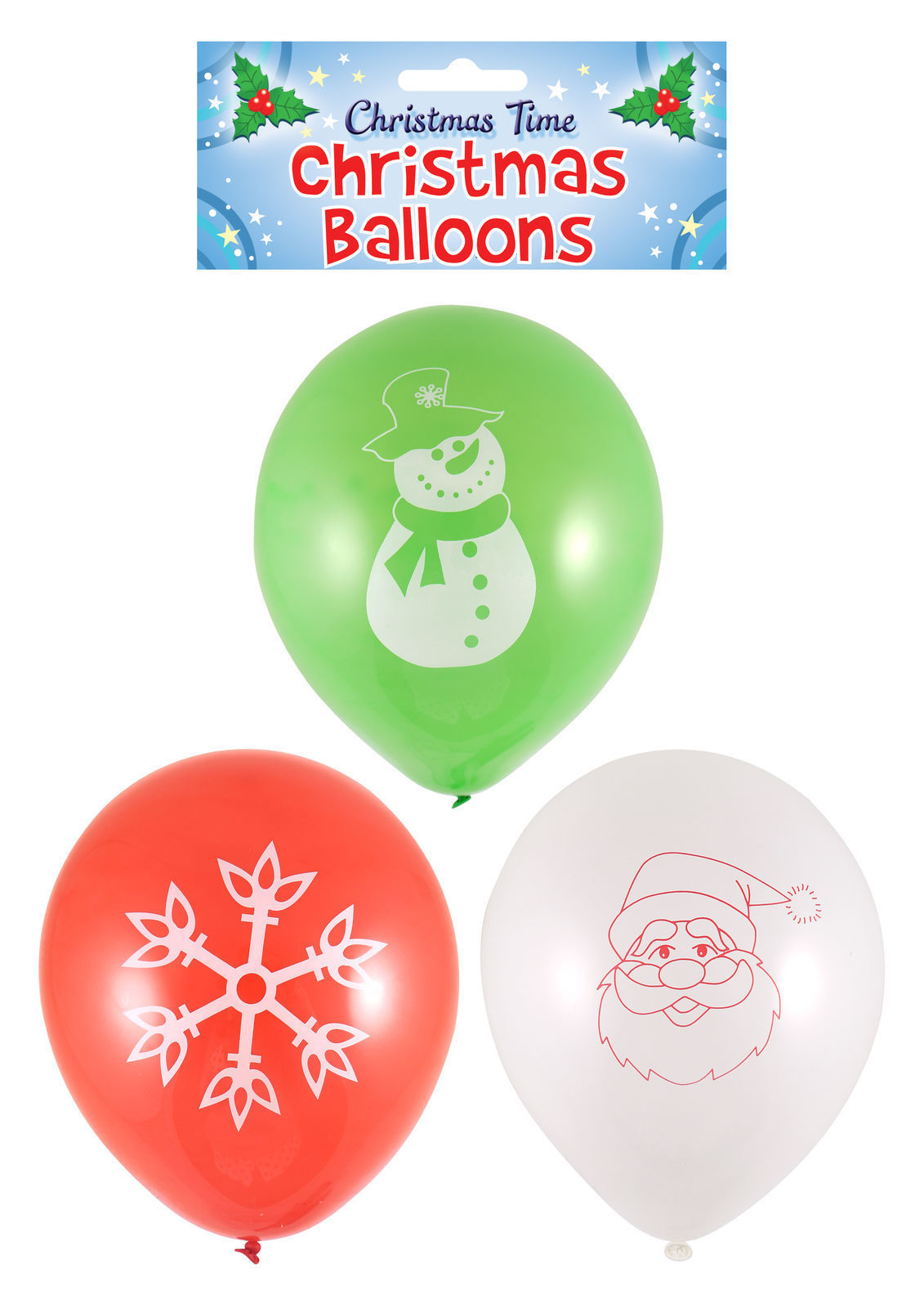 Pack of 15 Christmas Balloons {DC}