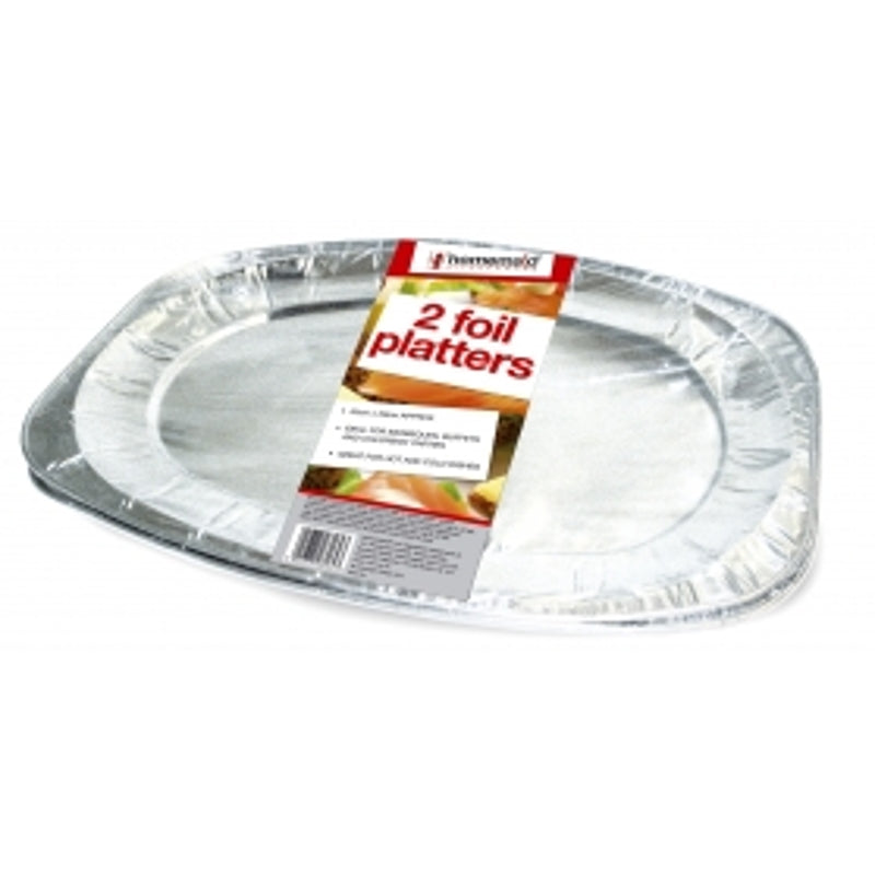 2 Foil Platters (43cmx29cm) {DC}