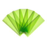 Pack of 8 Light Green 191x70mm Dyslexia Overlay Reading Rulers – PET Material, Rounded Corners