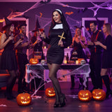 Adult Sexy Nun Fancy Dress Costume
