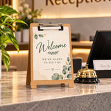 A5 5mm Thick Wooden Stand Folding Menu Clipboard