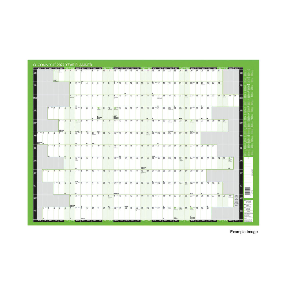Janrax 2027 Year Planner Unmounted - 855 x 610mm