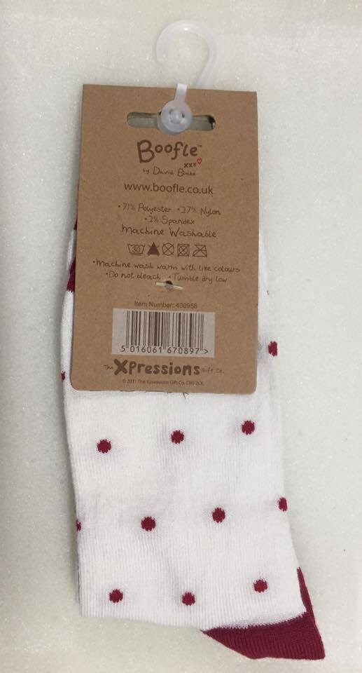 Boofle Socks - Very Special Daughter Small