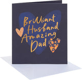 Hearts Design for Husband Father's Day Card